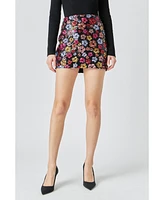 endless rose Women's Sequins Mini Skirt