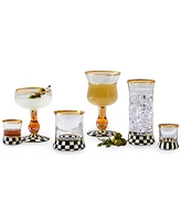 Mackenzie-Childs Courtly Check Coupe Glass