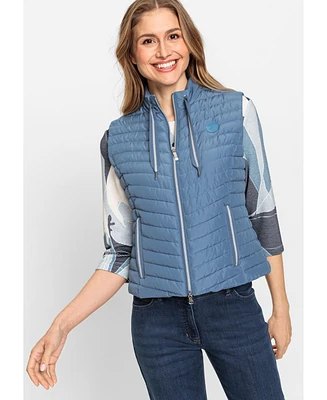 Olsen Women's Quilted Zip Front Vest