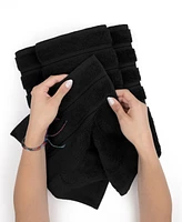 American Soft Linen Edison Luxury 100% Turkish Cotton 4-Piece Hand Towel Set