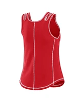 Wear by Erin Andrews Women's Red St. Louis Cardinals Contrast Stitch Tank Top