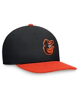 Nike Men's Black/Orange Baltimore Orioles Evergreen Two-Tone Snapback Hat