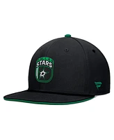 Fanatics Men's Black Dallas Stars 2024 Nhl Draft Snapback Hat