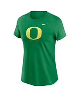 Nike Women's Green Oregon Ducks Primetime Evergreen Logo T-Shirt