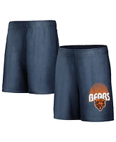 Outerstuff Big Boys and Girls Navy Chicago Bears Beach Bum Sun-Bleached French Terry Shorts