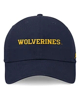 Jordan Men's Navy Michigan Wolverines 2024 On-Field Club Adjustable Hat