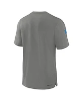 Nike Men's Gray Detroit Lions Sideline Player Performance T-Shirt