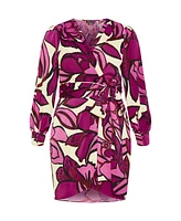 City Chic Women's Amalia Print Dress