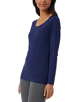 32 Degrees Women's Long-Sleeve Scoop-Neck Top