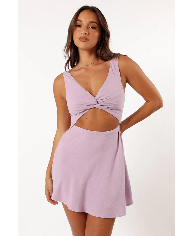 open lace back dress Macy Dress in Blush Pink  Macy's Dollhouse
