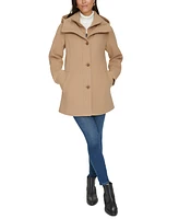 Tommy Hilfiger Women's Hooded Button-Front Coat, Created for Macy's