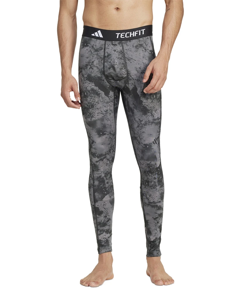 adidas Men's Tech-Fit Camouflage Training Tights