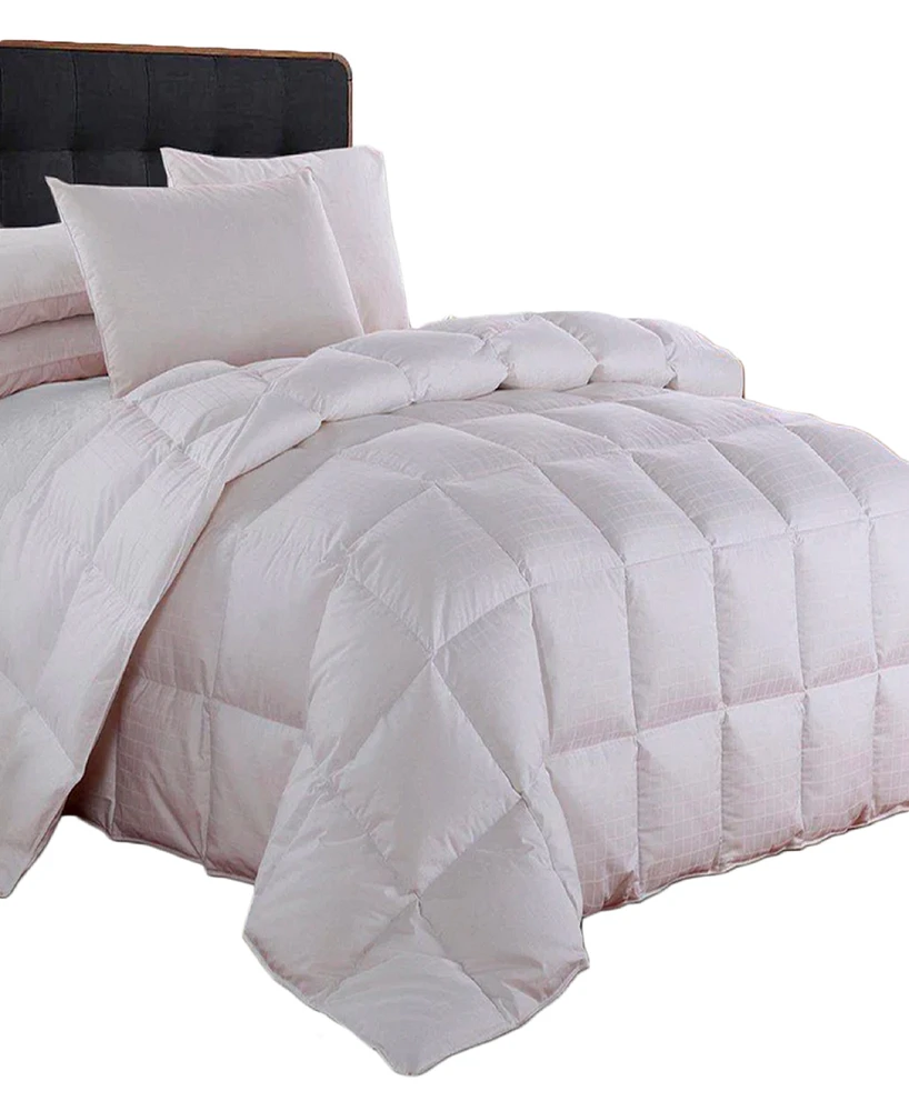 Egyptian Linens Egyptian Cotton Lightweight Down Comforter – Dobby Sateen