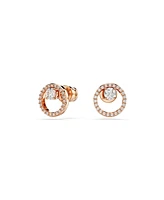 Swarovski Round Cut, White, Constella Stud Earrings