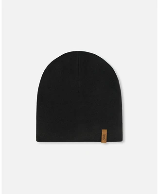 Deux par Kids Unisex Mid-Season Jersey Hat Black - Toddler|Child