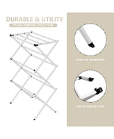 Givimo White Folding Metal Drying Rack