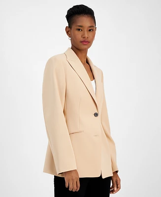 Hugo Women's Aysema Peak-Collar Double-Button Jacket