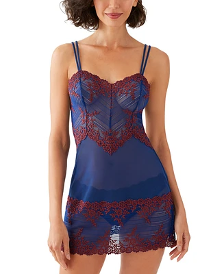 Wacoal Embrace Lace Sheer Chemise Lingerie Nightgown 814191