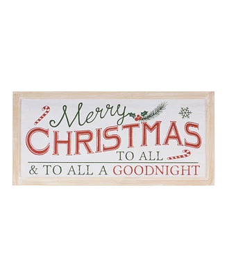 Slickblue Wood Holiday Decor Merry Christmas Sign for Festive Charm