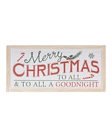 Slickblue Wood Holiday Decor Merry Christmas Sign for Festive Charm