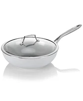 Techef - CeraTerra - 12 Inch Wok/Stir-Fry Pan with Cover