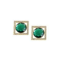 Sohi Women's Frame Drop Earrings