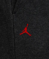 Jordan Big Boys Logo-Print Heathered Fleece Joggers