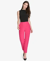 Halston Women's Mid-Rise Skinny-Leg Ankle Pants