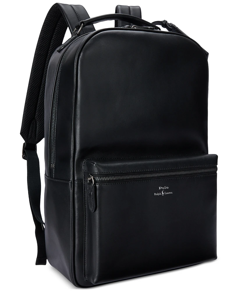 Polo Ralph Lauren Men's Smooth Leather Backpack