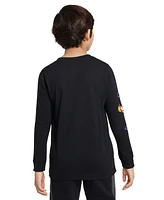 Nike Big Kids Sportswear Cotton Long-Sleeve T-Shirt