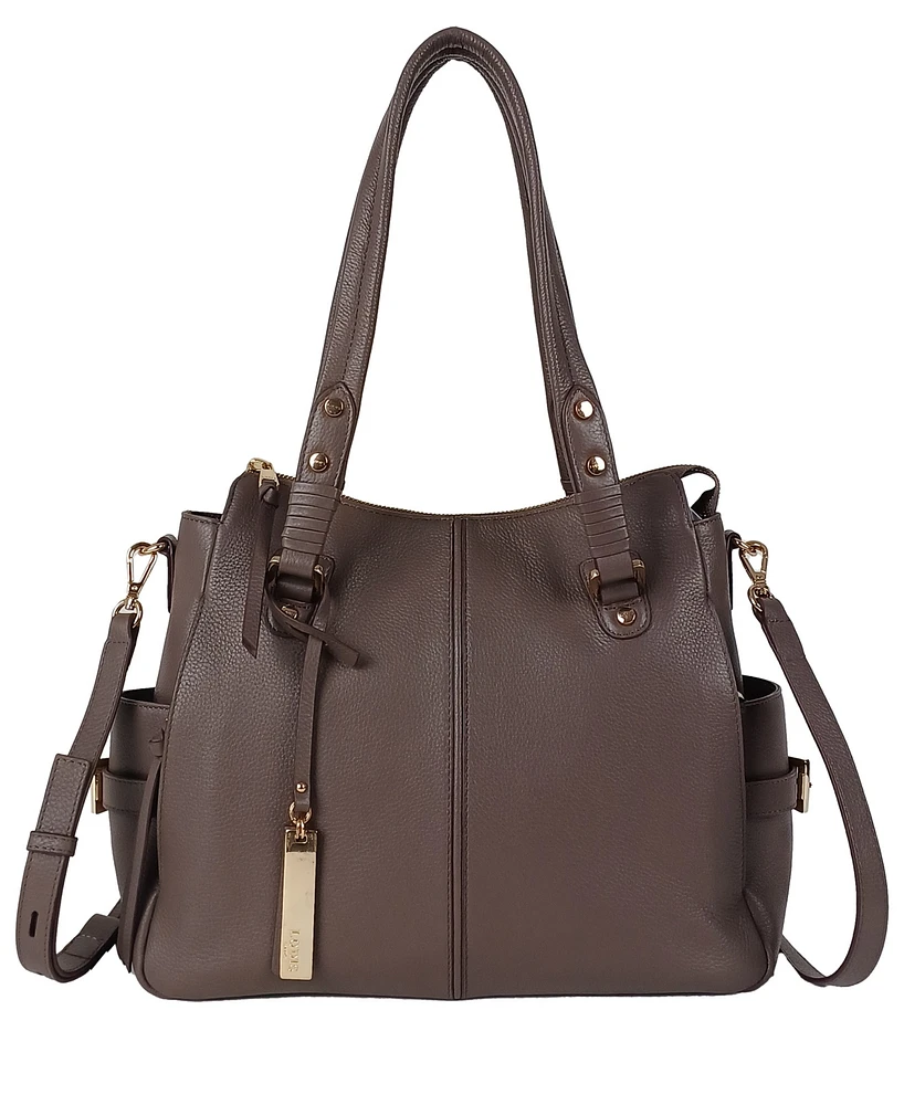 Lodis Farley Leather Satchel Bag