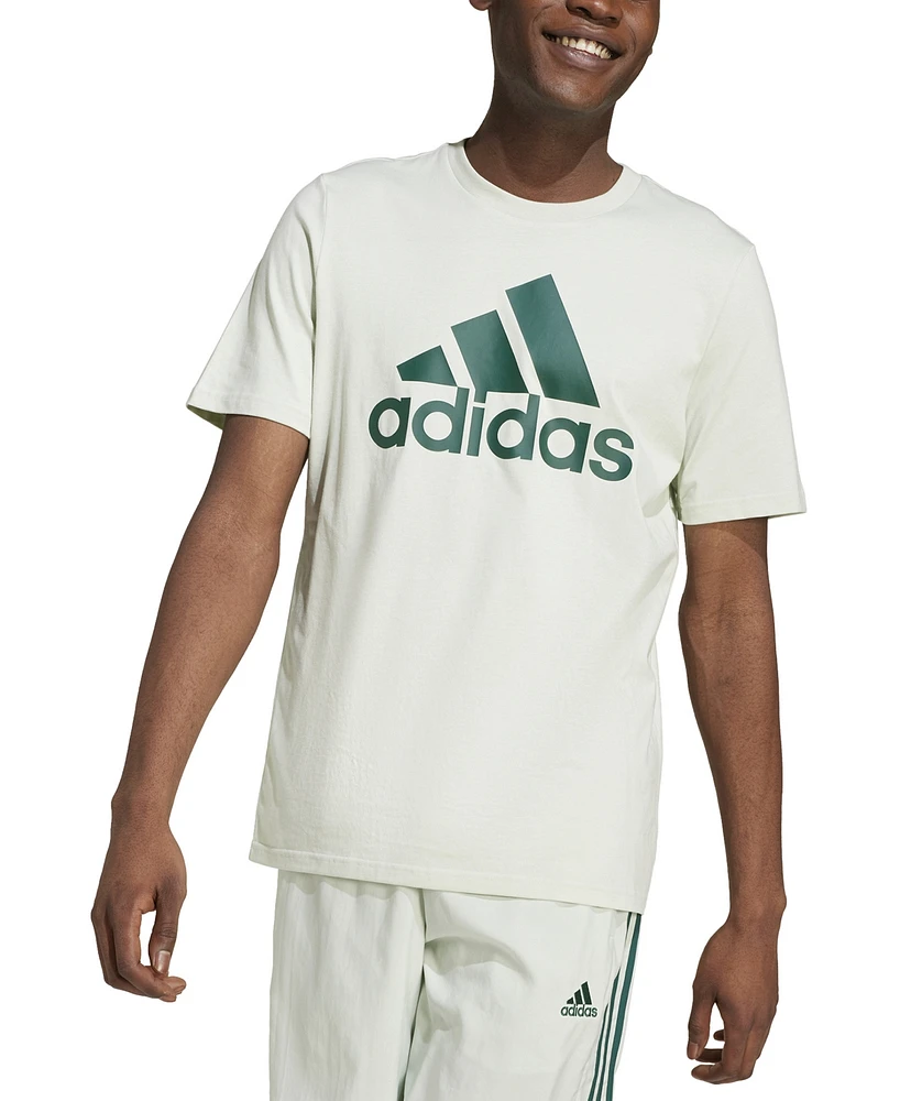 adidas Men's Essentials Regular-Fit Logo Graphic T-Shirt