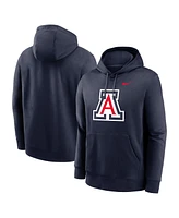 Nike Men's Navy Arizona Wildcats Primetime Evergreen Club Fleece Pullover Hoodie