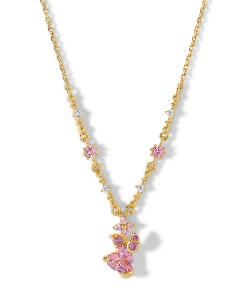 Girls Crew Disney Winnie the Pooh Crystal the Little Piglet Necklace