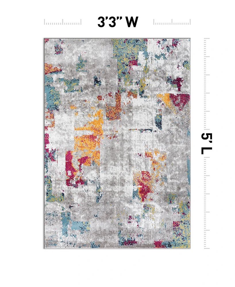 Main Street Rugs Wynn 938 3'3"x5' Area Rug