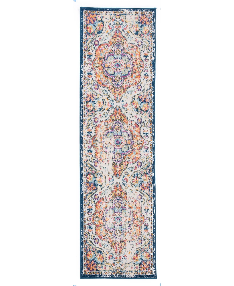 Main Street Rugs Lyon LYN836 2'7"x12' Runner Area Rug