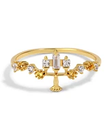 Girls Crew Disney Multi-Color Beauty the Beast Lumiere Ring