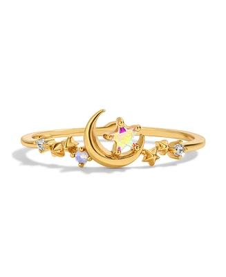 Girls Crew Crystal Astro Adventure Ring