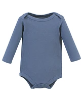 Hudson Baby Boys Thermal Long Sleeve Bodysuits