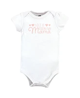 Hudson Baby Girls Cotton Bodysuits, Mamas Mini Tutu, 6-9 Months