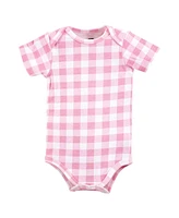 Hudson Baby Baby Girls Hudson Cotton Bodysuits