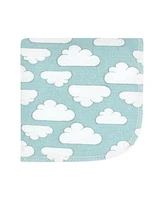 Hudson Baby Infant Boy Flannel Washcloths, Boy New Elephant 12Pk, One Size