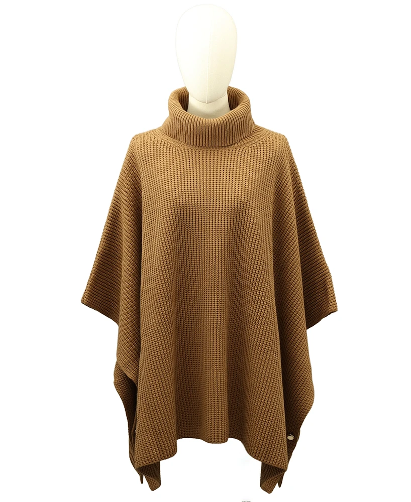 Michael Michael Kors Women's Thermal Turtleneck Poncho