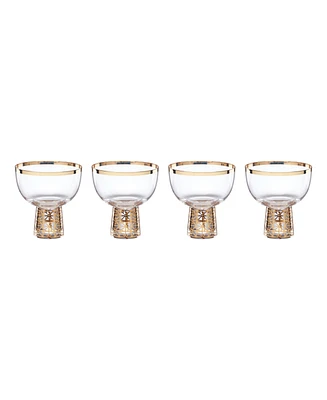 Lenox Tuscany Classics Gold Frost Coupes, Set Of 4