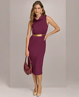 Donna Karan Women's Belted Sheath Dress