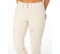 Celebrity Pink Juniors' Low-Rise Bootcut Cargo Pants