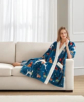 Premier Comfort Cozy Plush Printed Wrap, 50" x 70", Exclusively at Macy's