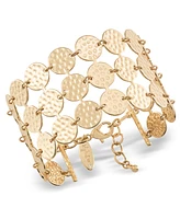 Style & Co Triple Row Disc Bracelet, Created for Macy's