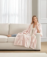 Premier Comfort Cozy Plush Printed Wrap, 50" x 70", Created for Macy's