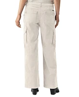 Sanctuary Women's Reissue Baby Cord Wide-Leg Cargo Pants